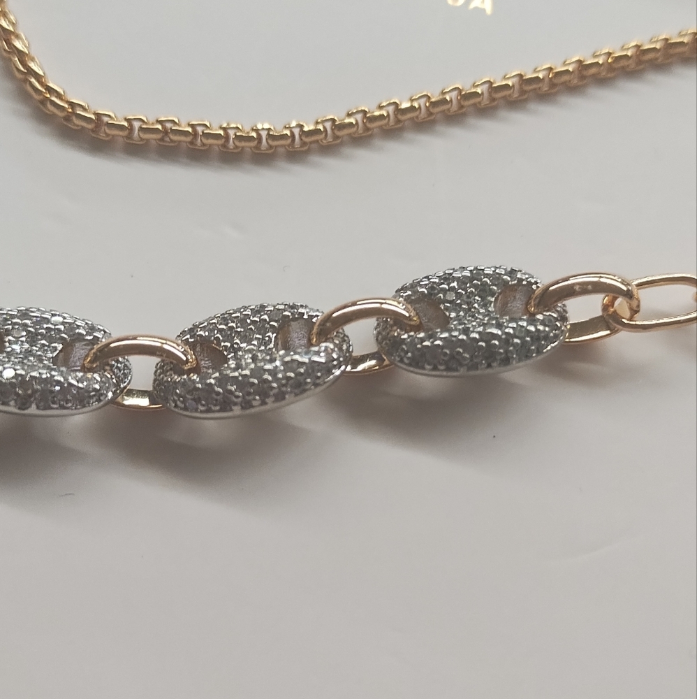 Peaceful Paradise Gold and Silver Necklace Set
